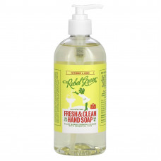 Rebel Green, Fresh & Clean, мыло для рук, перечная мята и лимон, 500 мл (16,9 жидк. Унции)