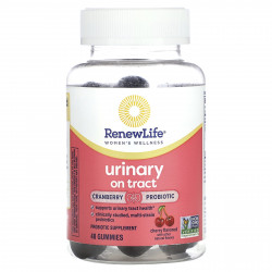 Renew Life, Urinary on Tract, Cherry, 48 жевательных таблеток