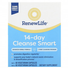 Renew Life, Advanced Cleanse Smart, 2 флакона, по 60 растительных капсул в каждом