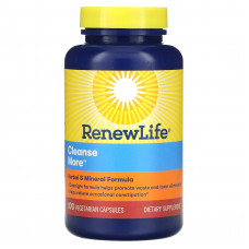 Renew Life, CleanseMore, 100 вегетарианских капсул