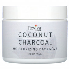 Reviva Labs, Увлажняющий дневной крем с кокосовым углем, 55 г (2 унции)