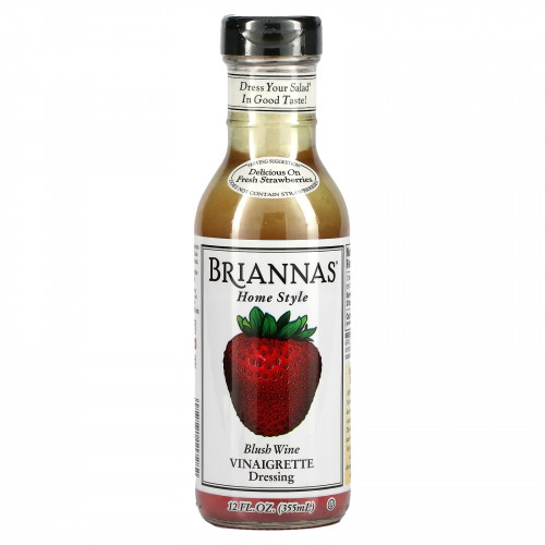 Briannas, Home Style, заправка с красным винным уксусом, 355 мл (12 жидких унций)