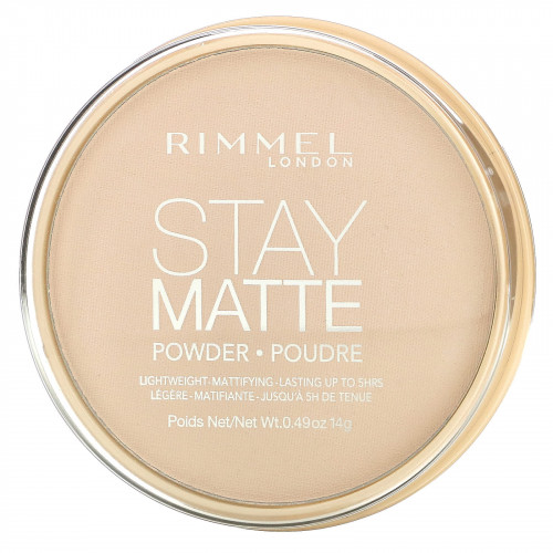 Rimmel London, Матовая пудра Stay Matte Powder, 003 Natural, 0,49 унции (14 г)