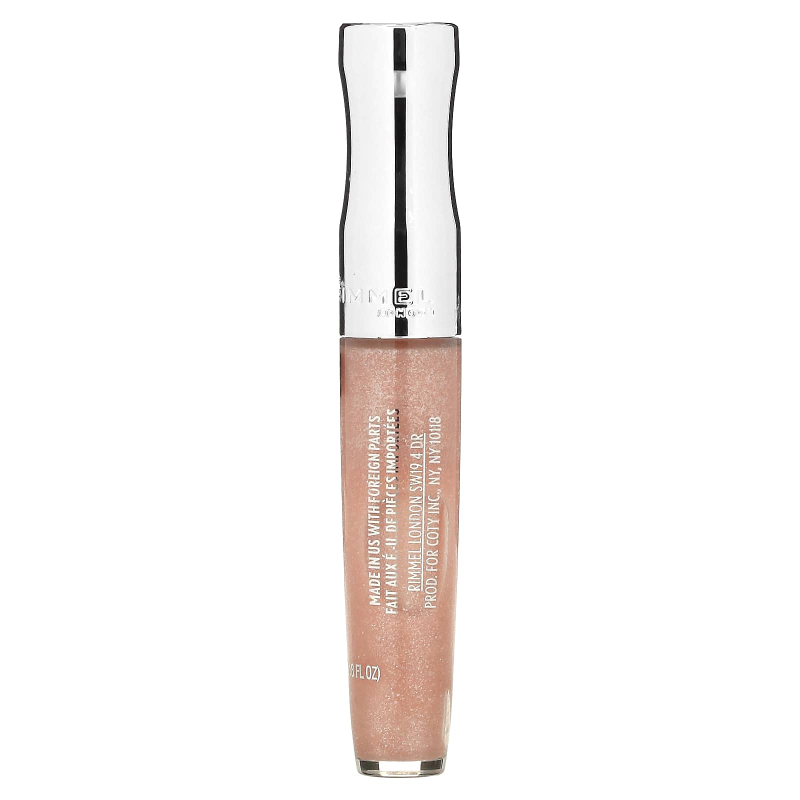 Rimmel London, Stay Glossy, блеск для губ, оттенок 110 Dorchester Rose, 5,5 мл (0,18 жидк. унции)