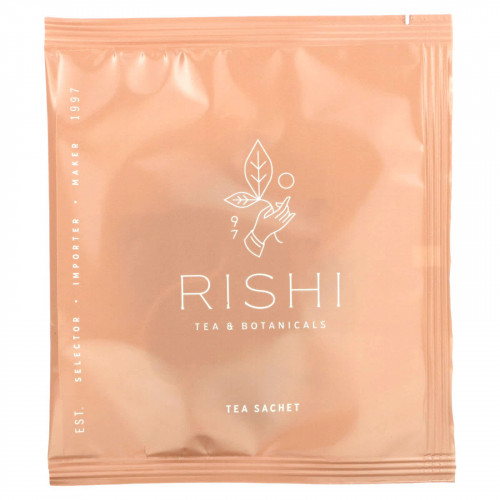 Rishi Tea, Organic Botanical Blend, лаванда и мята, без кофеина, 15 пакетиков, 37,5 г (1,32 унции)