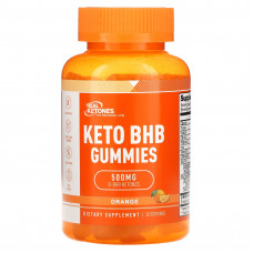 Real Ketones, Keto BHB, жевательные мармеладки, со вкусом апельсина, 250 мг, 30 жевательных таблеток