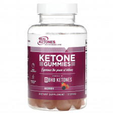 Real Ketones, Кетоновые жевательные мармеладки, ягодные, 30 жевательных таблеток