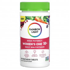 Rainbow Light, Для женщин старше 50 лет, мультивитамины для ежедневного приема, высокая эффективность, 90 вегетарианских таблеток
