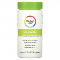 Rainbow Light, ProbioActive, формула на основе продуктов питания, 90 капсул быстрого высвобождения