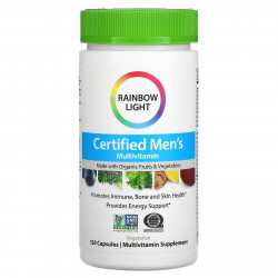 Rainbow Light, Сертифицированные Men's Multivitamin, 120 вегетарианских капсул