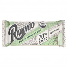 Rawmio, Essential Bar, органический необработанный шоколад, 70% какао, перечная мята, 30 г (1,1 унции)