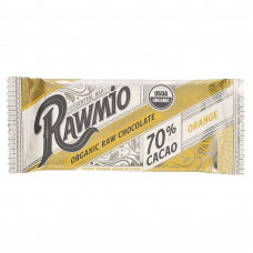 Rawmio, Essential Bar, органический необработанный шоколад, 70% какао, апельсин, 30 г (1,1 унции)