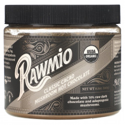 Rawmio, Классический горячий шоколад с грибами какао, 240 г (8,5 унции)