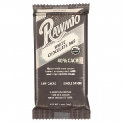 Rawmio, Плитка белого шоколада, 50 г (1,76 унции)