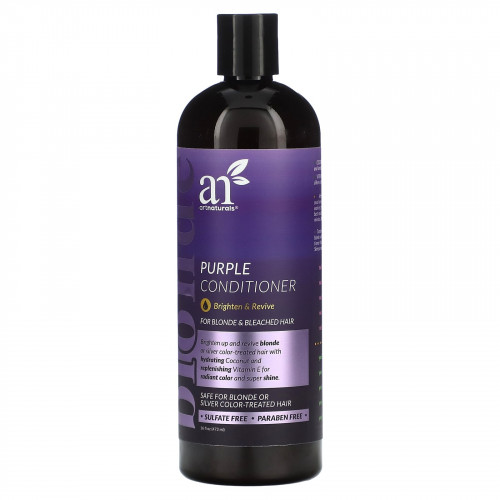 artnaturals, кондиционер для волос Blonde Purple, баланс цвета, 473 мл (16 жидк. унций)