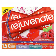 Rejuvenate, смесь для приготовления напитка, для здоровья мышц, со вкусом малины, 30 пакетиков по 5,5 г (0,19 унции)