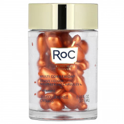 RoC, Multi Correxion, ночная сыворотка в капсулах, без отдушек, 30 биоразлагаемых капсул, 10,5 мл (0,35 жидк. Унции)