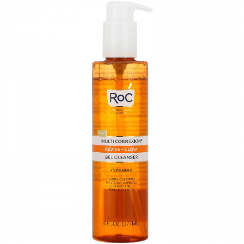 RoC, Multi Correxion, очищающий гель для восстановления и сияния с витамином C, 177 мл (6 жидк. унций)