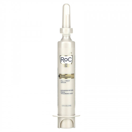 RoC, Derm Correxion, Fill + Treat Serum, Advanced Retinol & Triple Hyaluronic Acid, 0.5 fl oz (15 ml)