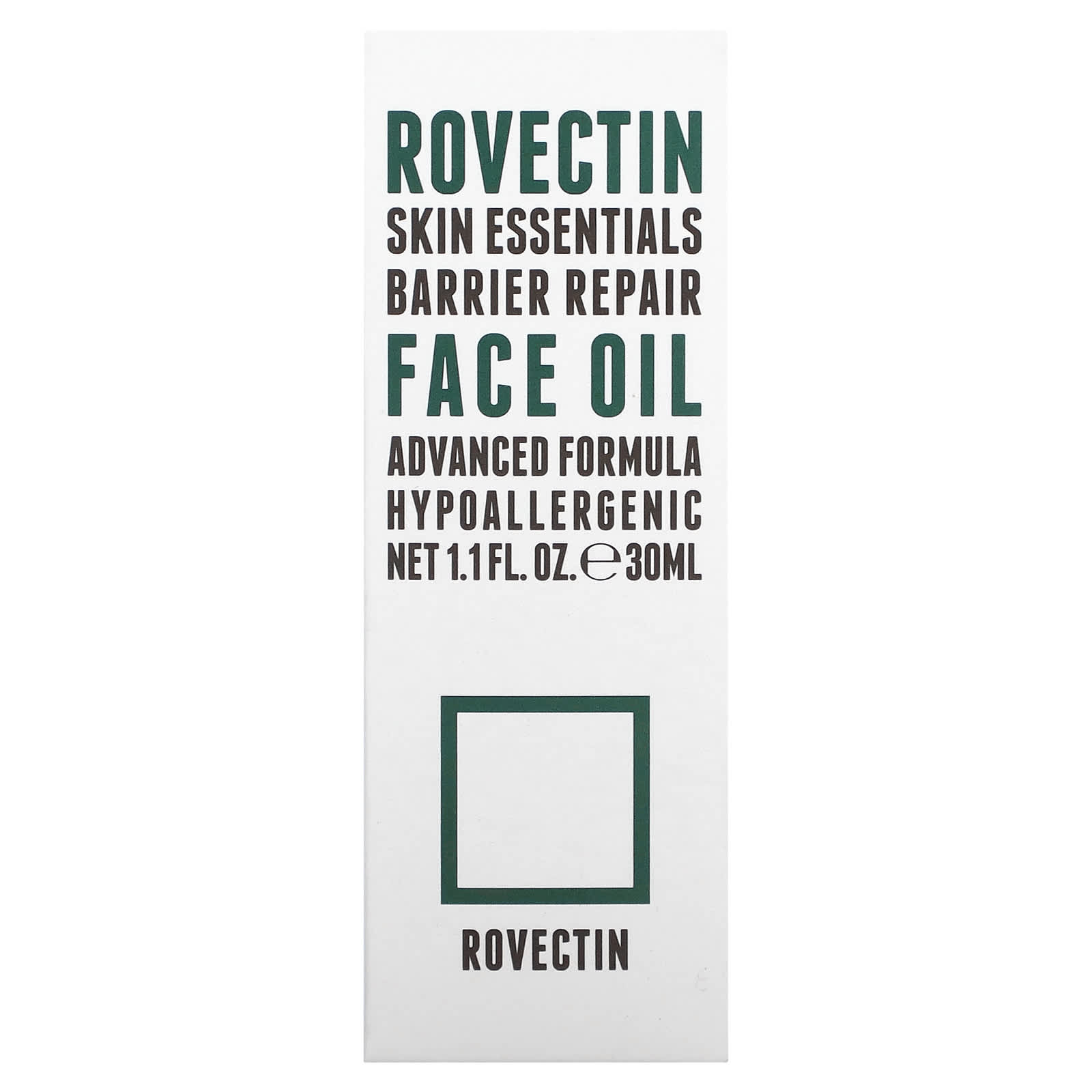 Rovectin, Skin Essentials, восстанавливающее барьерное масло для лица, 30 мл (1,1 жидк. Унции)