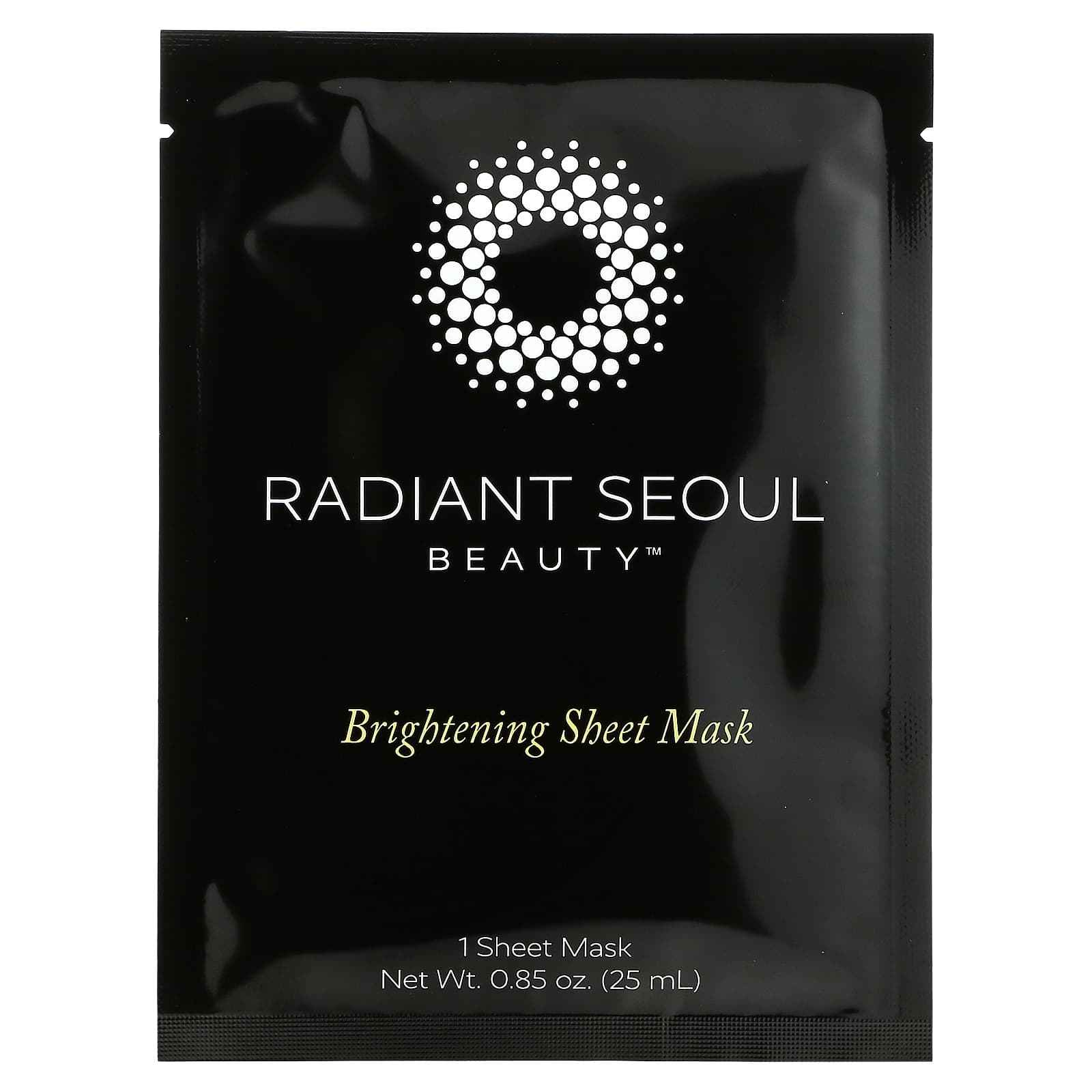 Radiant Seoul, осветляющая тканевая маска, 5 шт., по 25 мл (0,85 унции) каждая