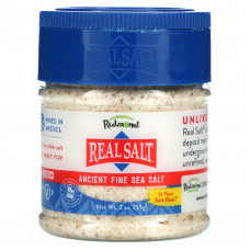 Redmond Trading Company, Real Salt, древняя мелкая морская соль, 55 г (2 унции)