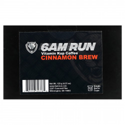 6AM Run, Vitamin Kup Coffee, отвар с корицей, 12 порционных чашек, 120 г (4,23 унции)