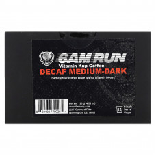 6AM Run, Vitamin Kup Coffee, кофе средней темноты, без кофеина, 12 порционных чашек, 120 г (4,23 унции)