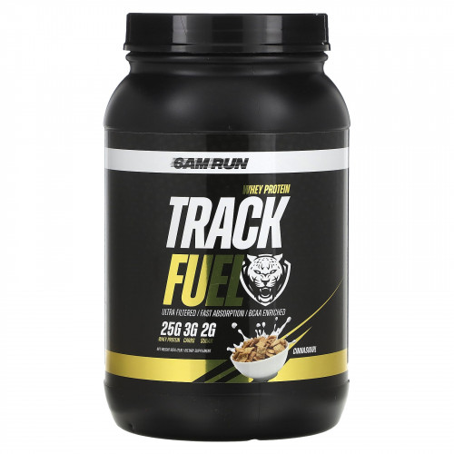 6AM Run, track Fuel, сывороточный протеин, CinnaSvirl, 907 г (2 фунта)