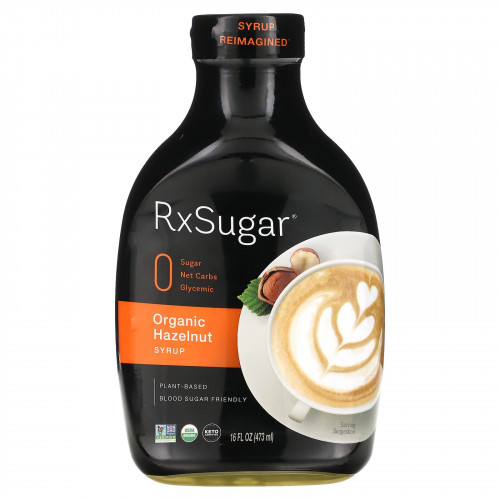 RxSugar, Органический сироп из фундука, 473 мл (16 жидк. Унций)