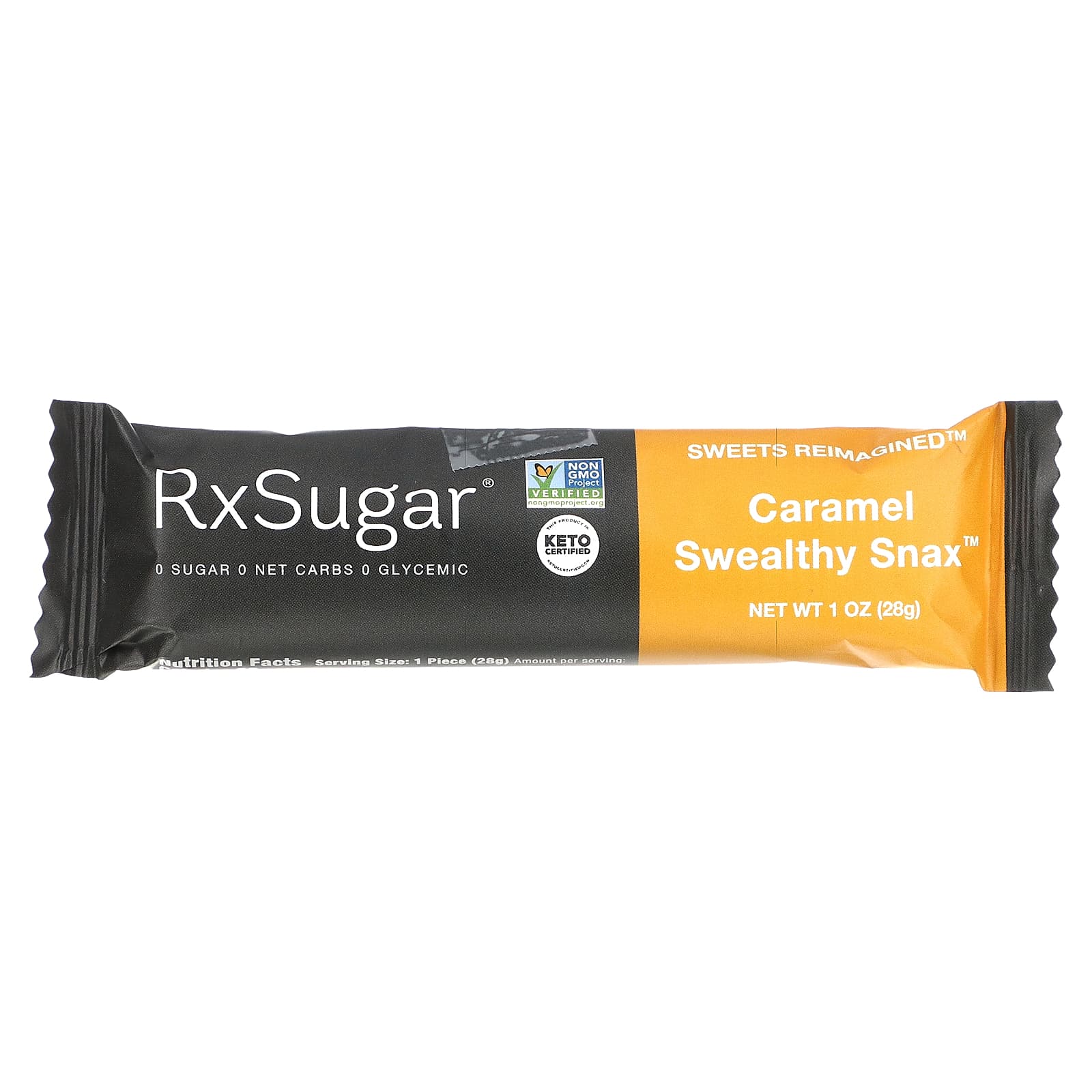 RxSugar, Swealthy Snax, карамель, 8 пакетиков по 28 г (1 унция)