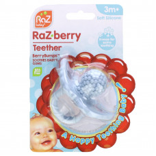 RaZbaby, Прорезыватель для зубов, 3 мес., Raz-Berry, 1