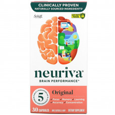 Schiff, Neuriva Brain Performance, оригинальный продукт, 30 капсул