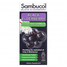 Sambucol, Сироп из черной бузины, без сахара, 120 мл (4 жидк. унции)