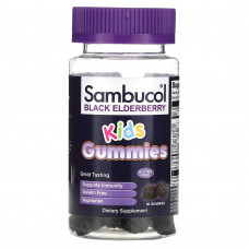 Sambucol, Черная бузина, жевательные таблетки для детей, 30 шт.