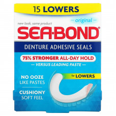 SeaBond, Адгезивные пломбы для протезов, оригинальные, 15 шт.