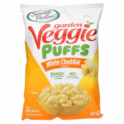 Sensible Portions, Garden Veggie Puffs, со вкусом белого чеддера, 106 г (3,75 унции)