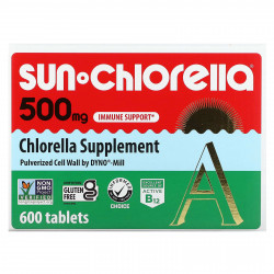 Sun Chlorella, добавка с хлореллой, 500 мг, 600 таблеток