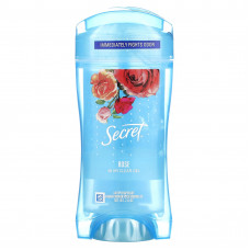 Secret, прозрачный дезодорант-гель, защита на 48 часов, роза, 74 г (2,6 унции)