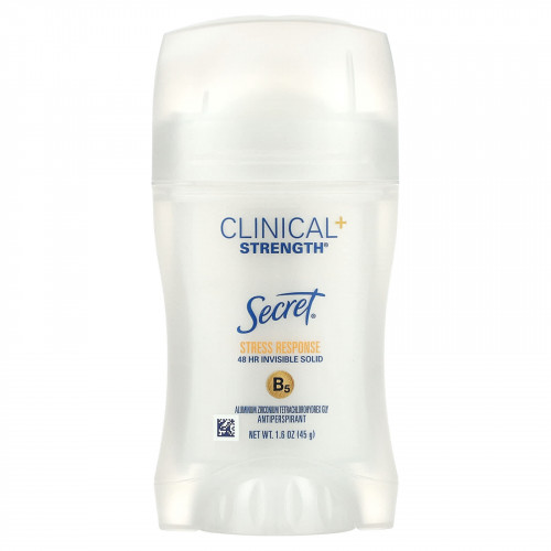 Secret, Clinical + Strength Deodorant, Stress Response, 45 г (1,6 унции)