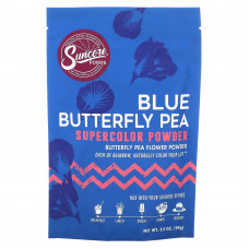 Suncore Foods, Blue Butterfly PEA, суперцветная пудра, 99 г (3,5 унции)