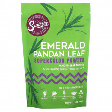 Suncore Foods, Emerald Pandan Leaf, суперцветная пудра, 99 г (3,5 унции)
