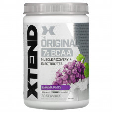 Xtend, The Original, 7 г аминокислот с разветвленной цепью (BCAA), со вкусом винограда, 405 г (14,3 унции)