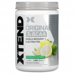Xtend, Xtend, The Original, 7 г аминокислот с разветвленной цепью (BCAA), лимон-лайм, 420 г