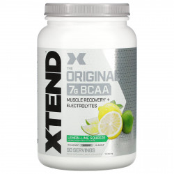 Xtend, The Original, 7 г аминокислот с разветвленными цепями, со вкусом лимона и лайма, 1,26 кг (2,78 фунта)
