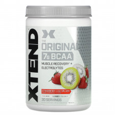 Xtend, The Original, 7 г аминокислот с разветвленной цепью (BCAA), со вкусом клубники и киви, 420 г (14,8 унции)