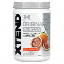 Xtend, The Original, 7 г аминокислот с разветвленной цепью (BCAA), со вкусом итальянского красного апельсина, 435 г (15,3 унции)