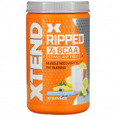 Xtend, Ripped, 7 г аминокислот с разветвленными цепями, со вкусом черничного лимонада, 495 г (1,09 фунта)