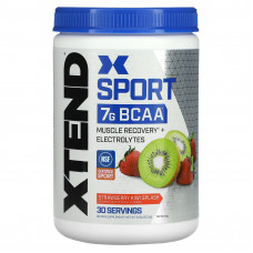 Xtend, Sport, 7 г аминокислот с разветвленной цепью (BCAA), со вкусом клубники и киви, 345 г (12,2 унции)