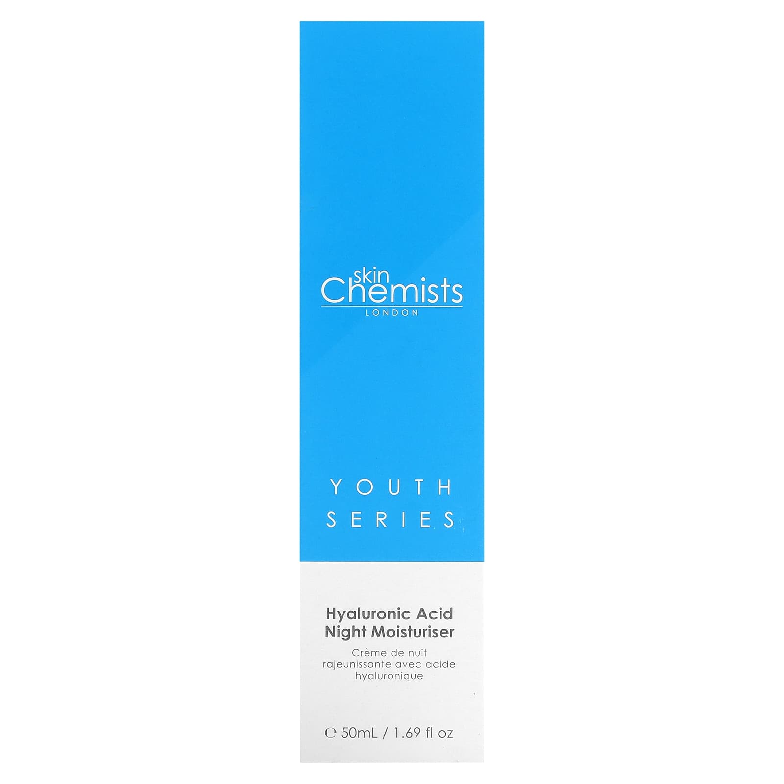 skinChemists, Youth Series, ночное увлажняющее средство с гиалуроновой кислотой, 50 мл (1,69 жидк. Унции)